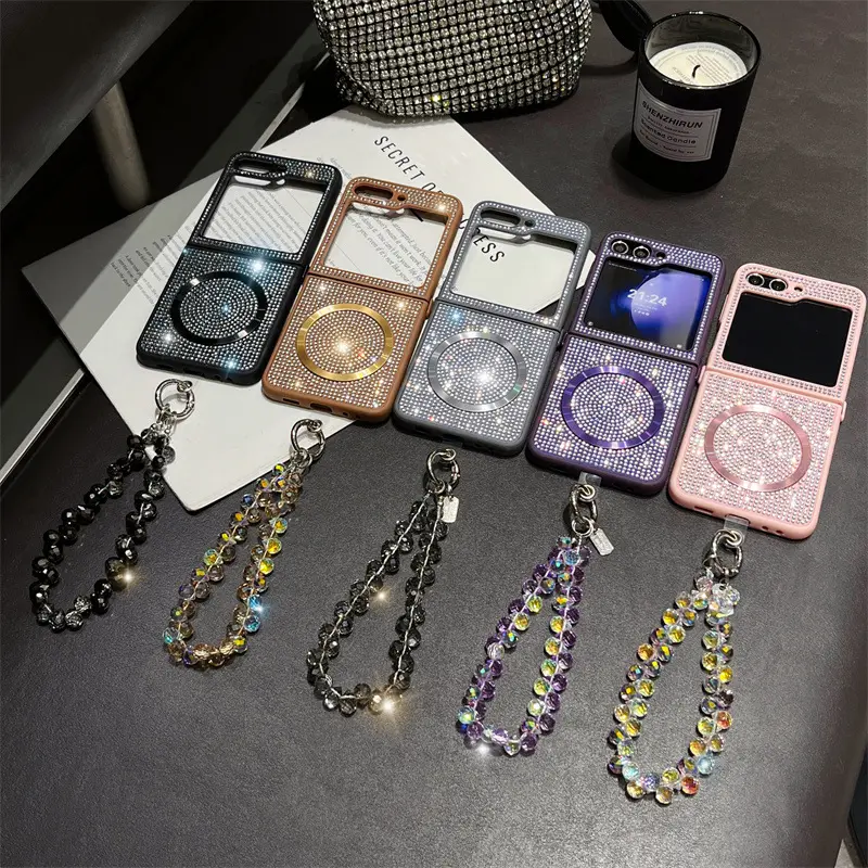 Folding Wireless Charger Carrying Strap Magnetic Protective