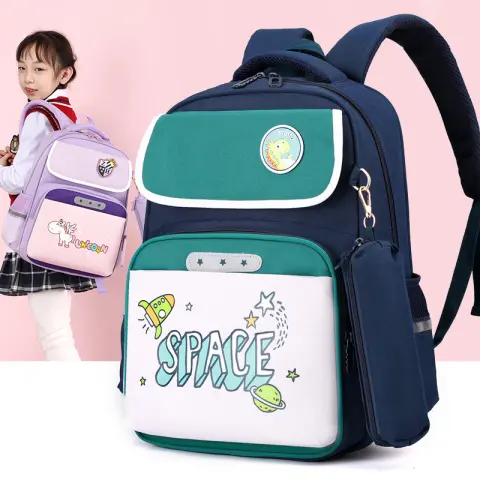 Children's Large Capacity Bag for Burden Reduction and Spine