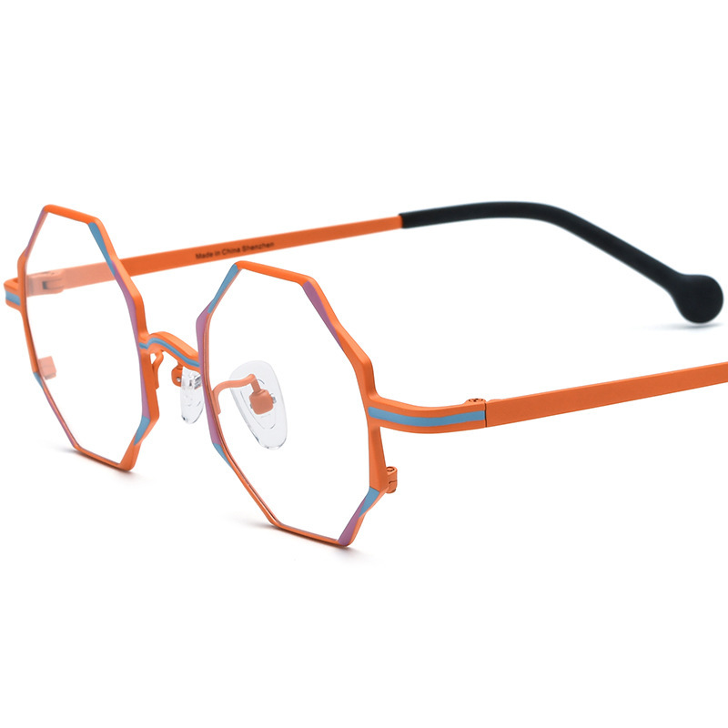 Women's All-match Multicolor Ultra-light Pure Titanium Myopia Glasses - Image 6
