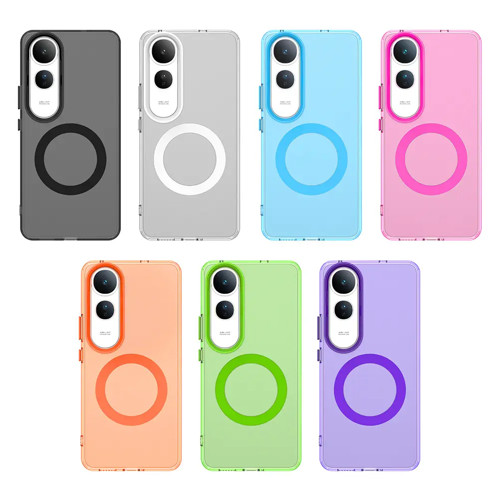 Magnetic Phone Case Matte Finish Magnetic Suction
