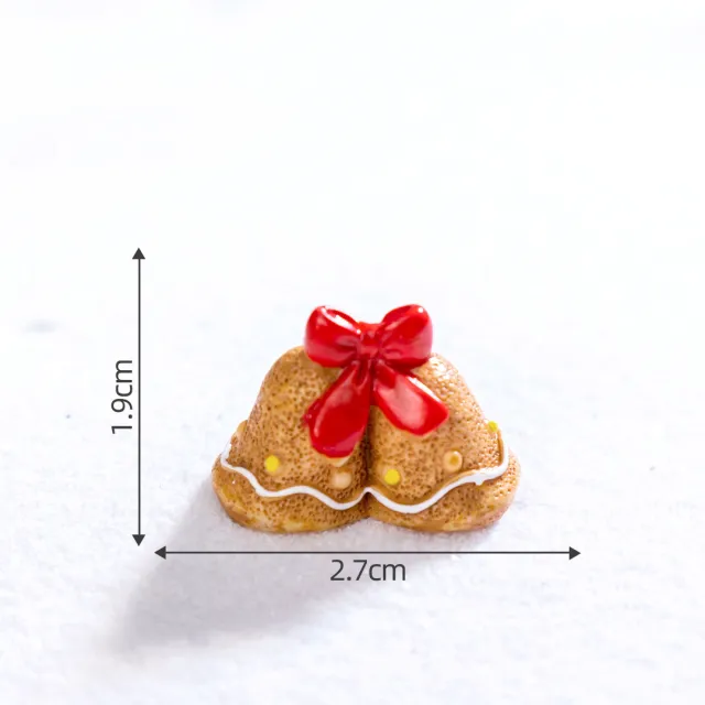 Creative Cute Christmas Gingerbread Man Mini Small Ornaments Bell - Shop at LoveMi
