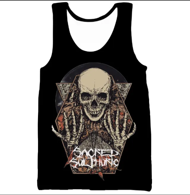 Digital Printing Men's Casual Breathable Short sleeved Vest Bb21043Gc 4Xl - Shop at LoveMi