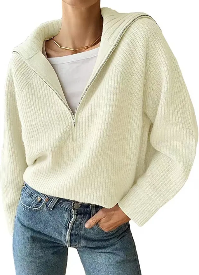 European And American Style Knitted Top Short Coat For Women 458 Flowers Apricot - Shop at LoveMi