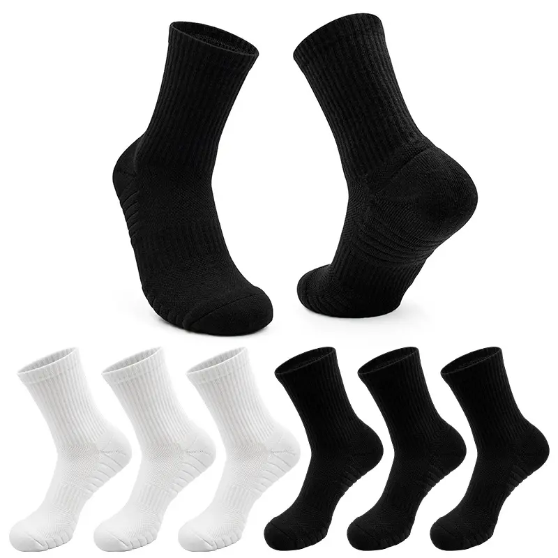 Amazon Combed Cotton Basketball Socks Knee-high