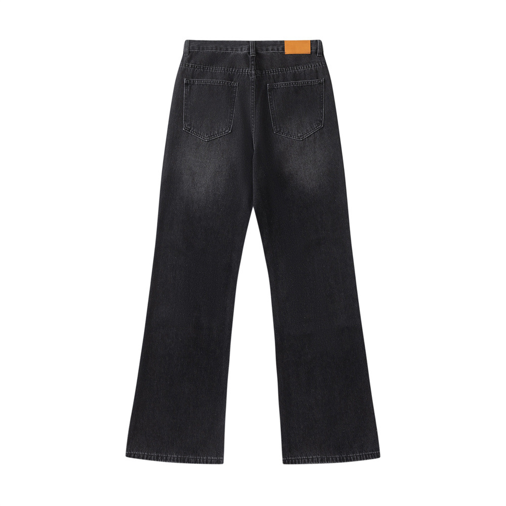 Denim Trousers Men's Retro Bell-bottom Pants