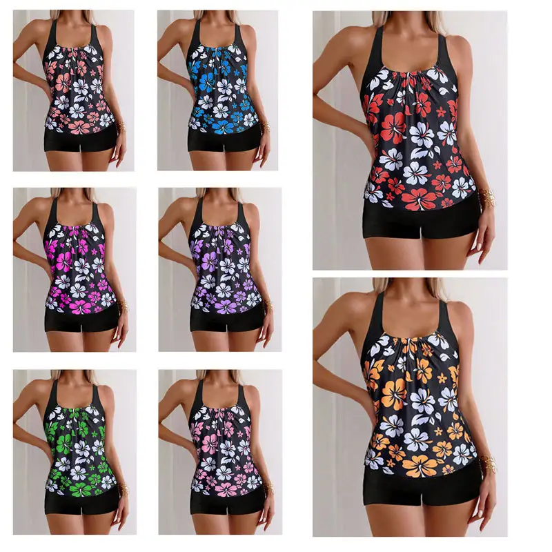 Lady Sexy Slim-fit Printed Boxers Suit