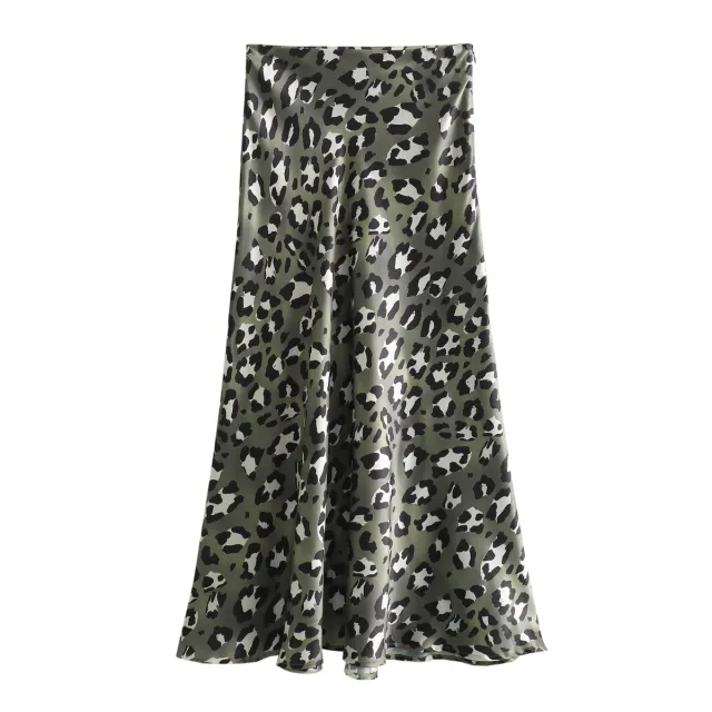 Women's Fashionable Elegant Silk Satin Skirt - Shop at LoveMi
