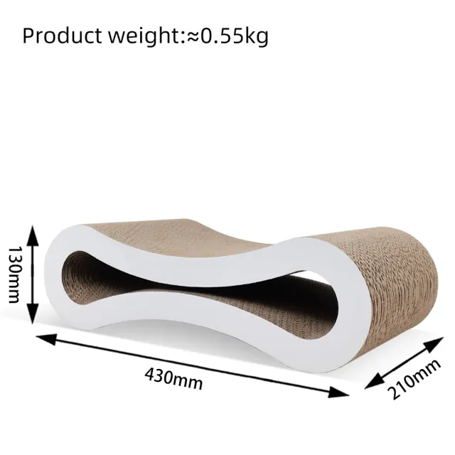 Eight shaped Large Cat Toy Corrugated Paper As Shown In The Figure - Shop at LoveMi