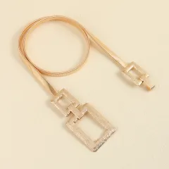 Minimalist Women's Decoration With Elastic Waistband And Versatile Waist Chain - 19323 Gold - View 1