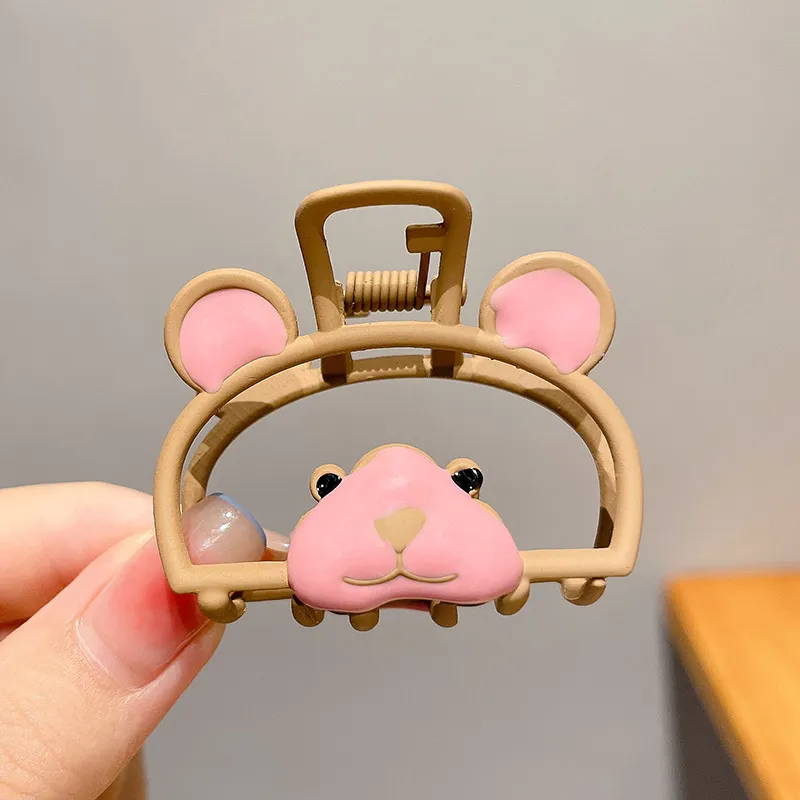 Cartoon Cute Bear Cat Grip Hollow Out - 1 Bear