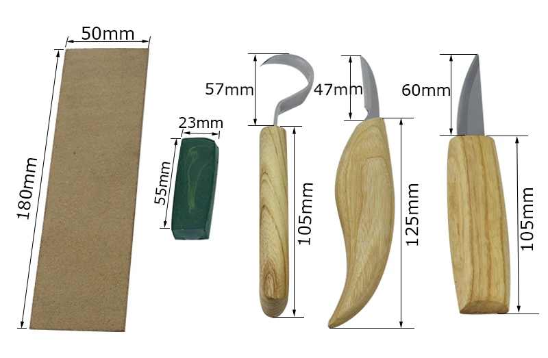 Title 2, Strumento per intagliare il legno in acciaio in...