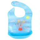 Detachable No-wash Waterproof Silicone-like Bib For Kids view 13