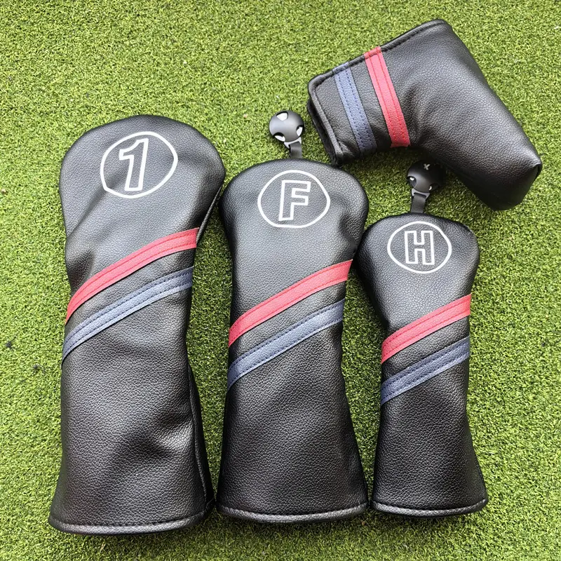 Simple Golf Club Sleeve Protective Cover Wooden