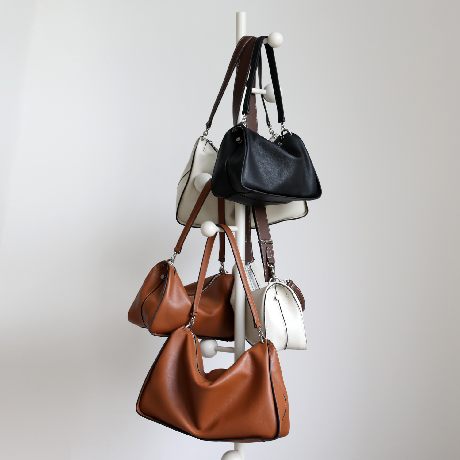 Leather Pillow Tote Bag, picture 4 of 6