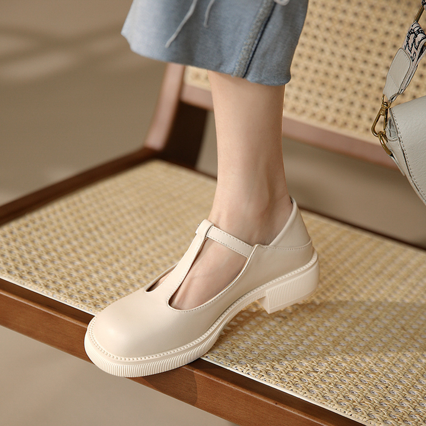 Women’s Shallow-Mouth Mary Jane Shoes