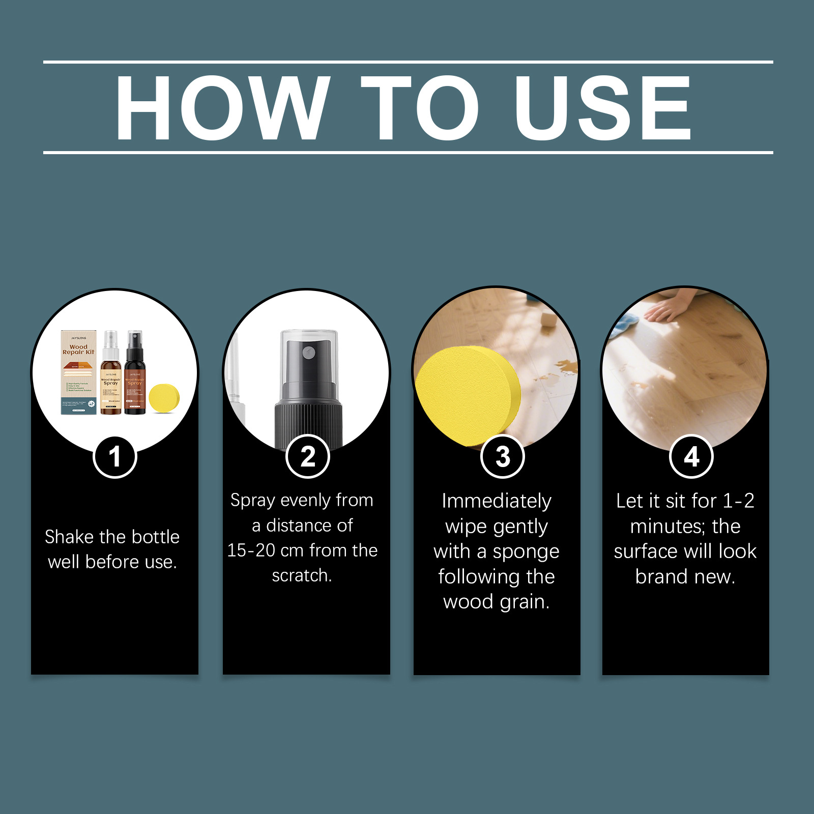 Wood Restoration Spray Kit