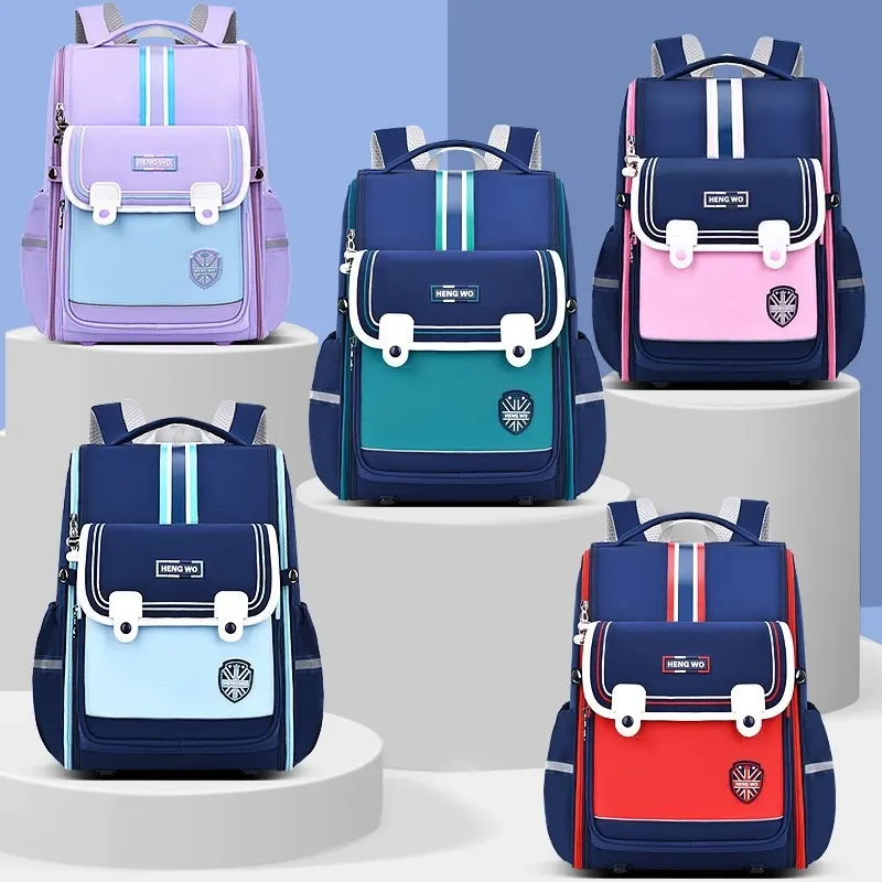 Primary School Student Schoolbag Female Lightweight Burden Alleviation Spine