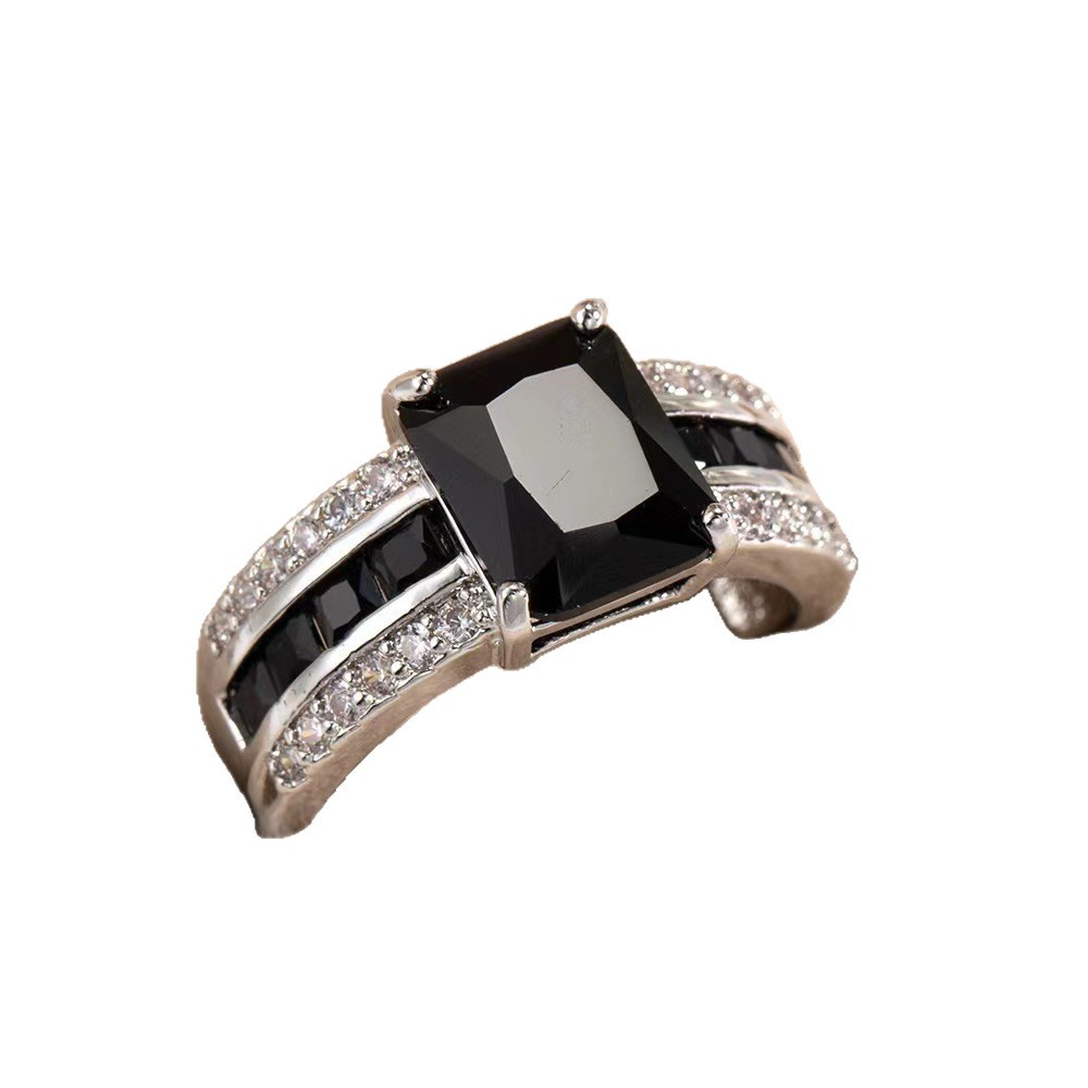 Retro Simple Blue Fashion Ring For Women