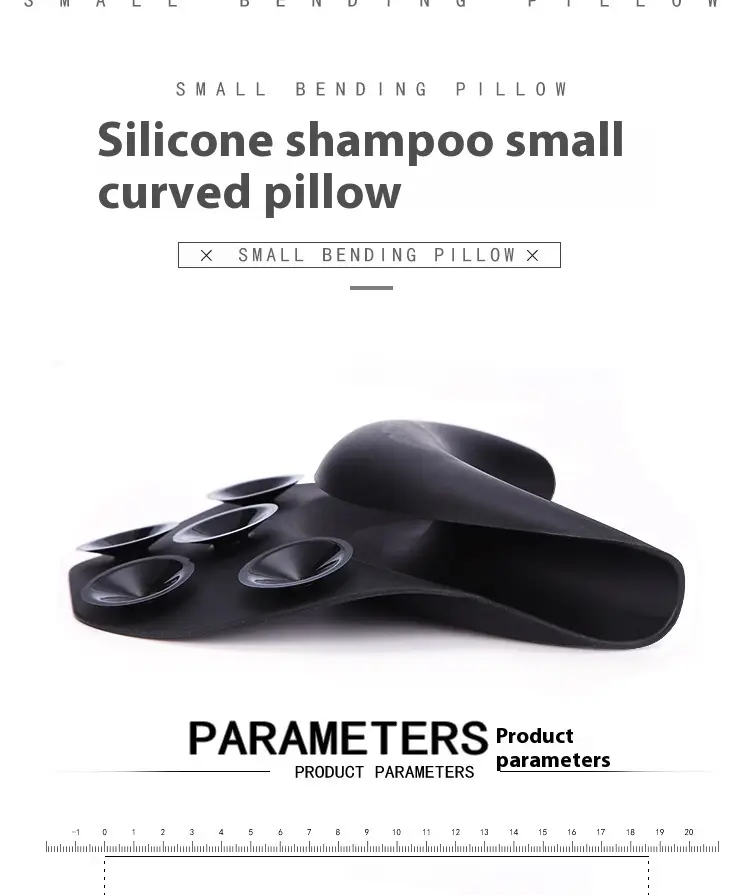 Barber Shop Furniture Accessories Silicone Shampoo Chair Pillow With Suction Cup