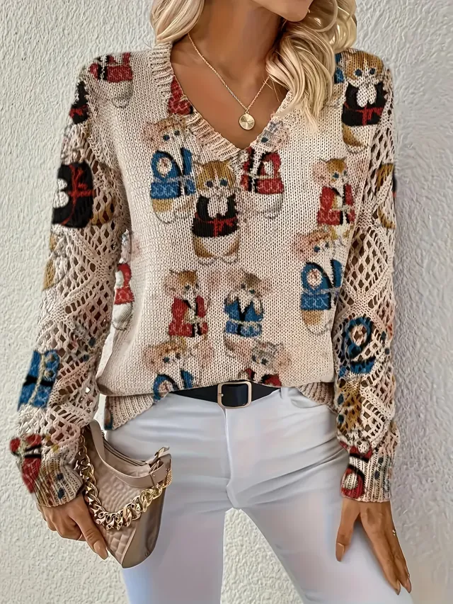 Pullover Long Sleeve Spring And Autumn Sweater Vt217 - Shop at LoveMi