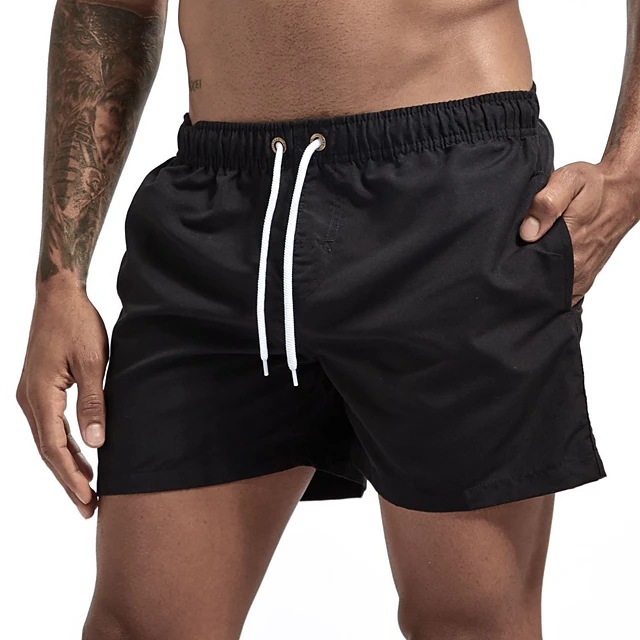 Title 2, Shorts de praia masculinos casuais em cor doce