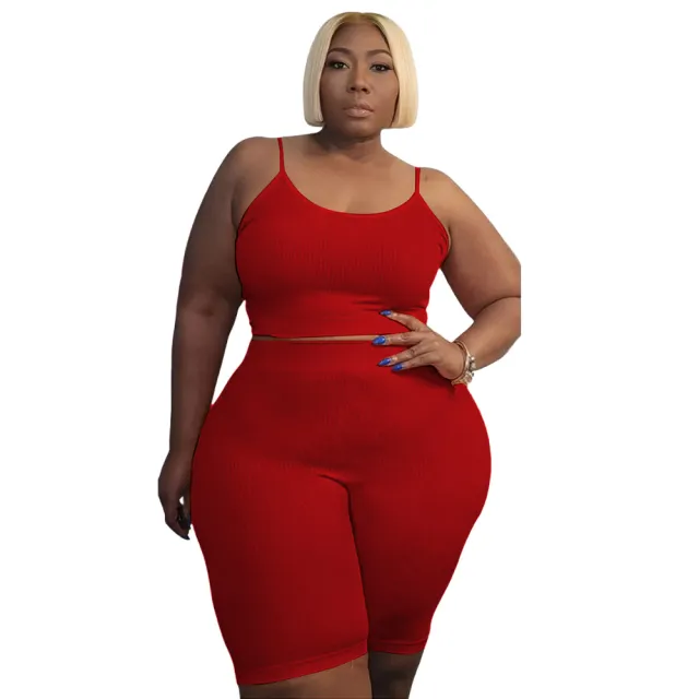 Women's Casual Top And Shorts Set Red - Shop at LoveMi