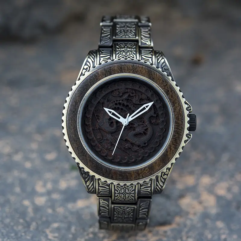 Wooden Watch Quartz Decoration