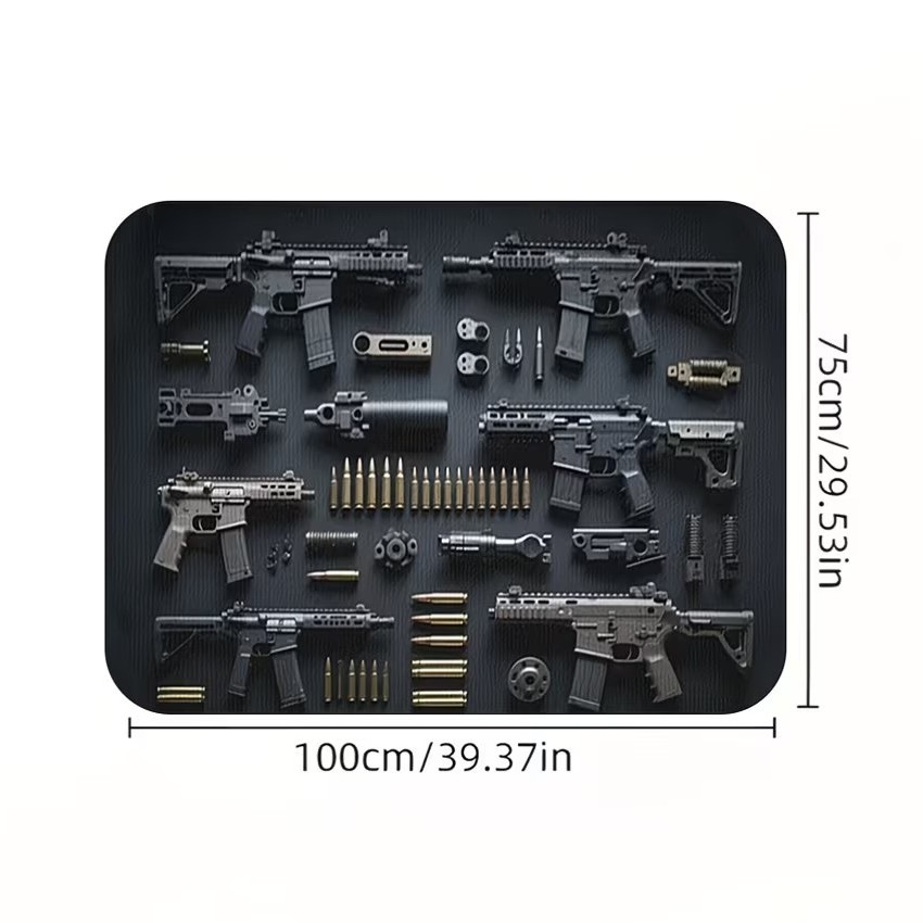 American-style Vintage Car Trunk Mat