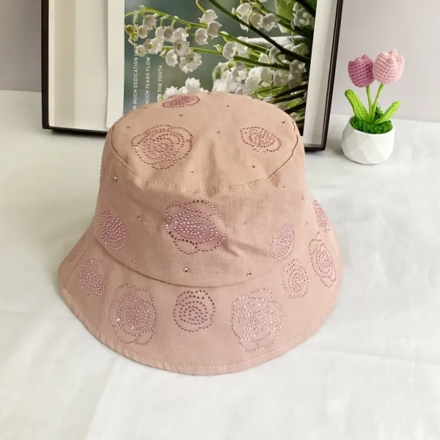 Fisherman Casual All match Shopping Sun proof Basin Hat Pink - Shop at LoveMi