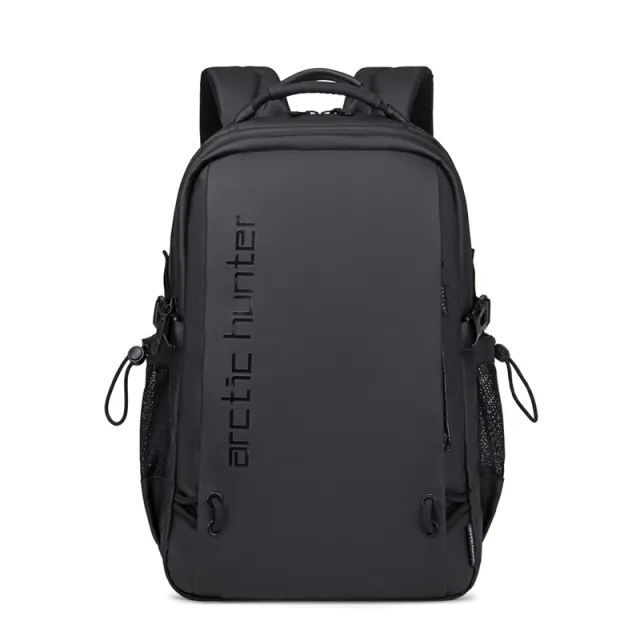 Large Capacity Men's Waterproof Daily Commuter Backpack Black - Shop at LoveMi