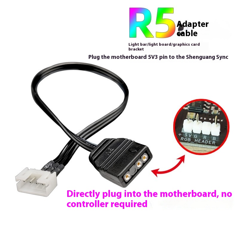 Adapter Cable 5V Three-pin Turn 6pin Turn 4Pin Adapter Cable