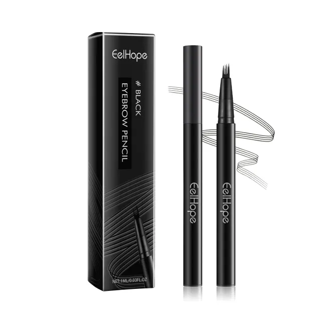 Wild Decoration Exquisite Easy To Use Not Smudge Shaping Eyebrow Pencil Black 1Ml - Shop at LoveMi