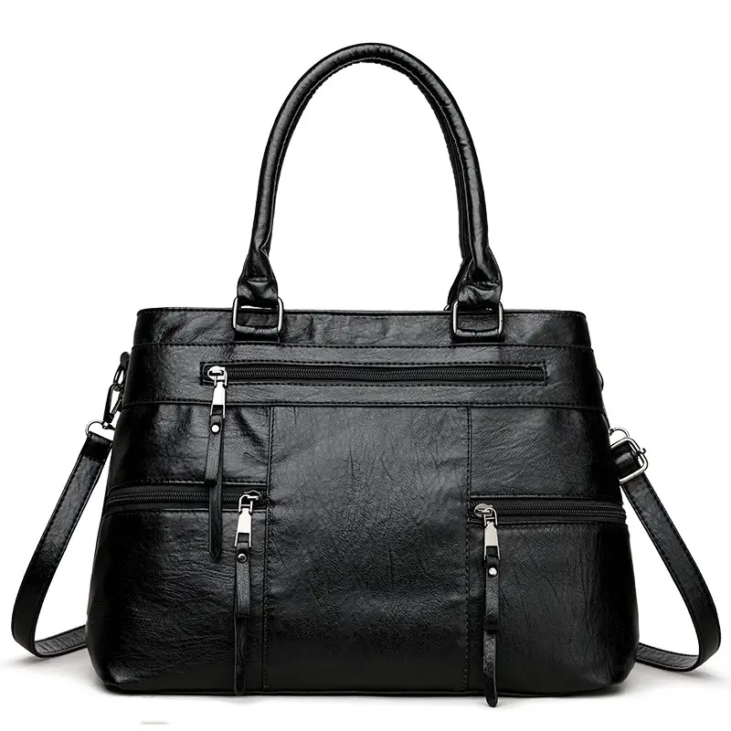 Temperament Wild Advanced Texture Handbag Soft Leather Commuter Shoulder Messenger Bag