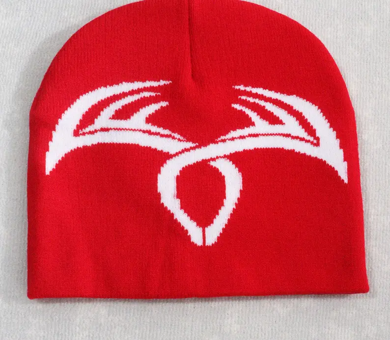 Cross-border Hot Selling New Knitted Hat Antlers Woolen Cap