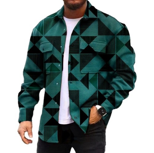 Camisa impresa digital en 3D para hombre - Imagen 7 de 7