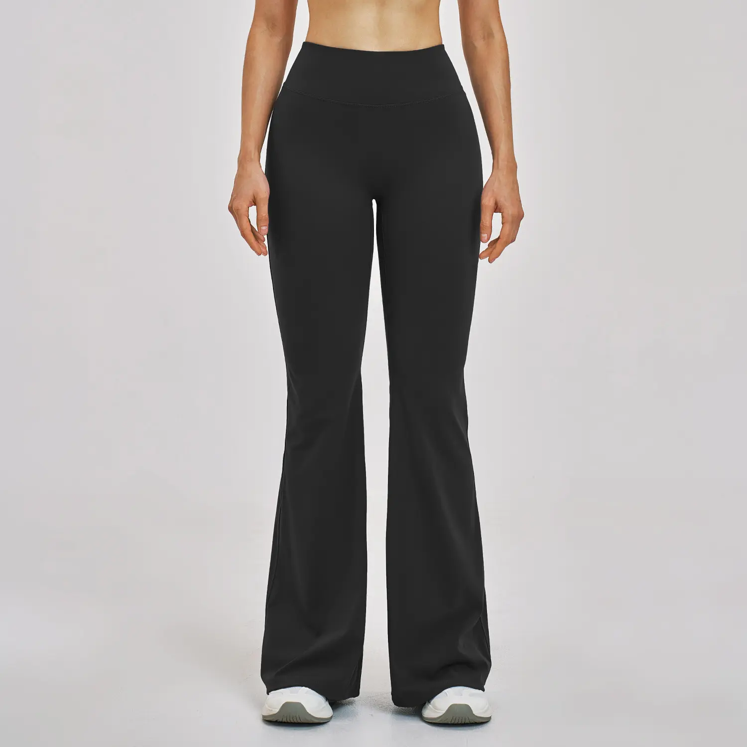 Fitness High-waisted Slightly Flared Figure-flattering Pants