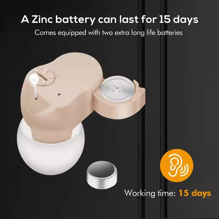 Intelligent Noise Reduction Within The Ear Hearing Aid Rechargeable Sound Amplifier For The Elderly