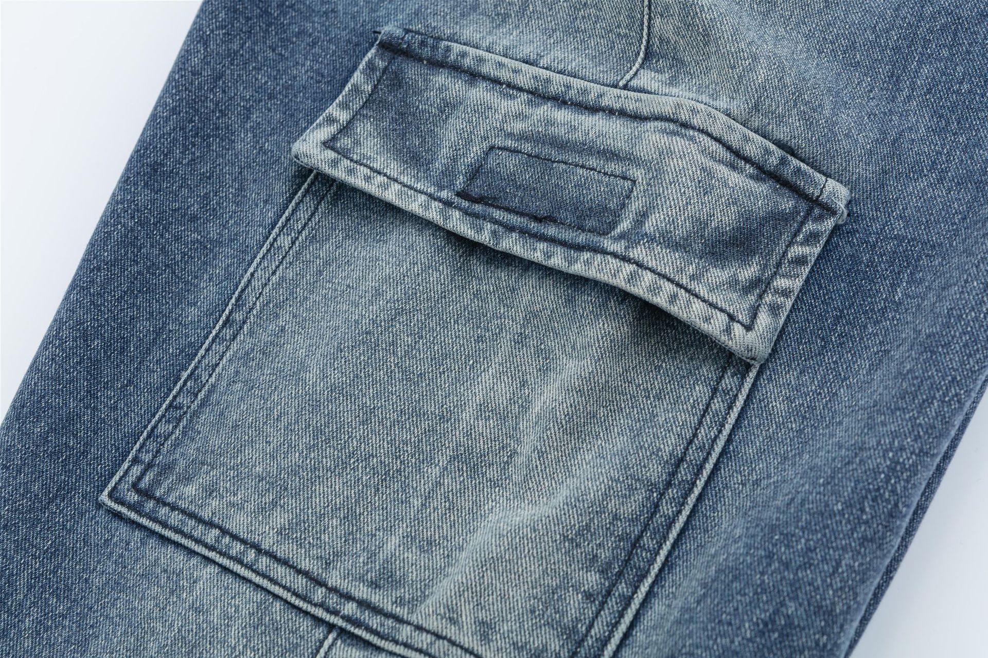 Loose Cargo Wide Leg Jeans - Image 2