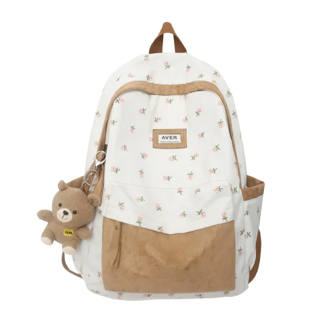 Student Mori Style Large Capacity Backpack Khaki - Shop at LoveMi