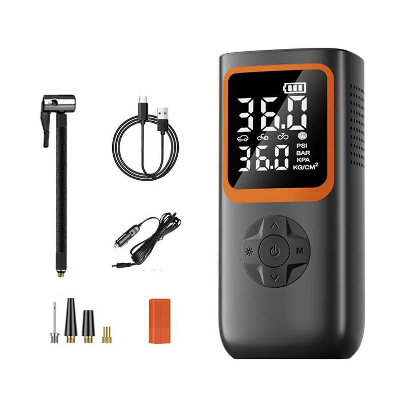 Car Handheld Portable Dual-purpose Wireless Dual Digital Display Charging Cylinder