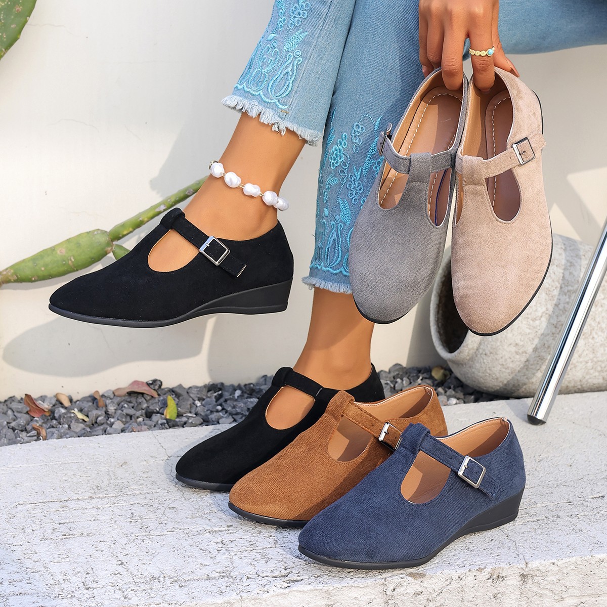 Spring New Pointed-toe Womens Shoes European And American Style