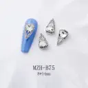 K9 Ultra-Shiny Flat-Back Rhinestones In White For Nail Art Decorations view 29