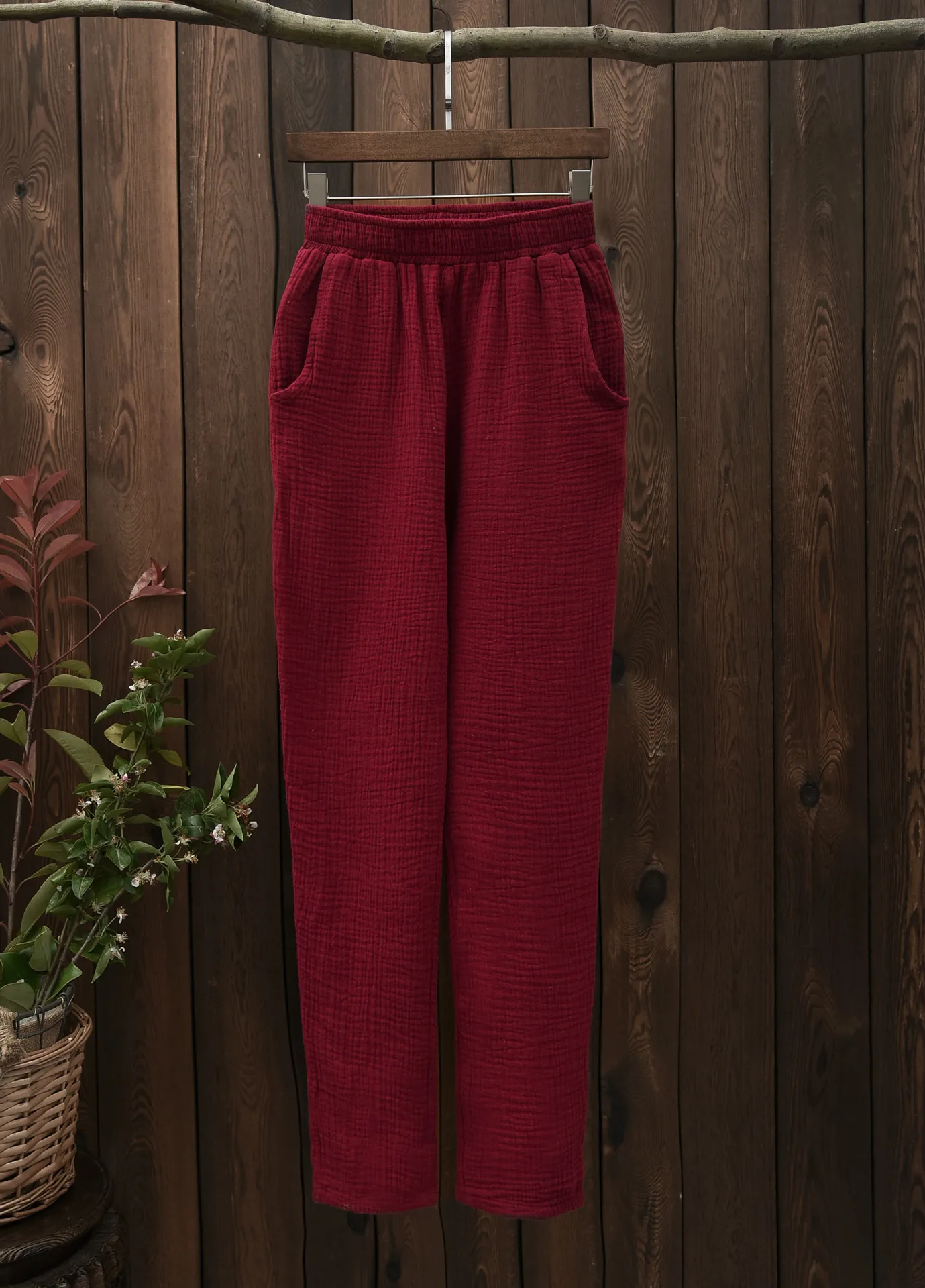 Title 2, Dames cropped straight pants, comfortabele broe...