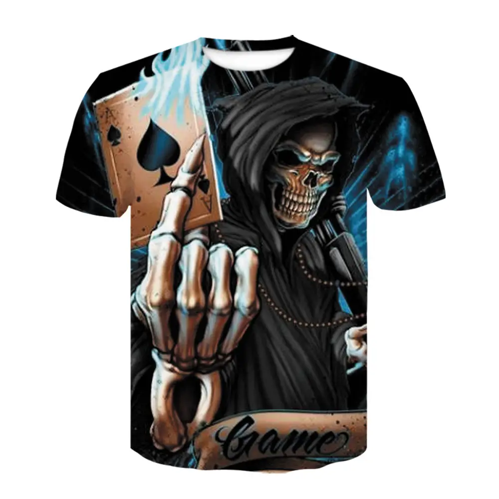 Street Youth Men's Digital Printing 3D Printed T-shirt