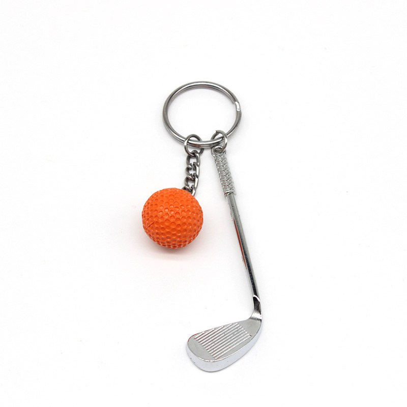 Golf Keychain Pendant Cross-border Gift Golf Creative European And American Metal Hardware Pendant Crafts - 5