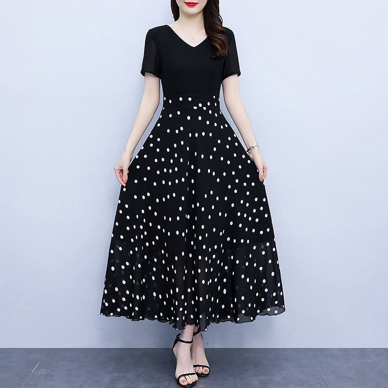 Black Polka Dot