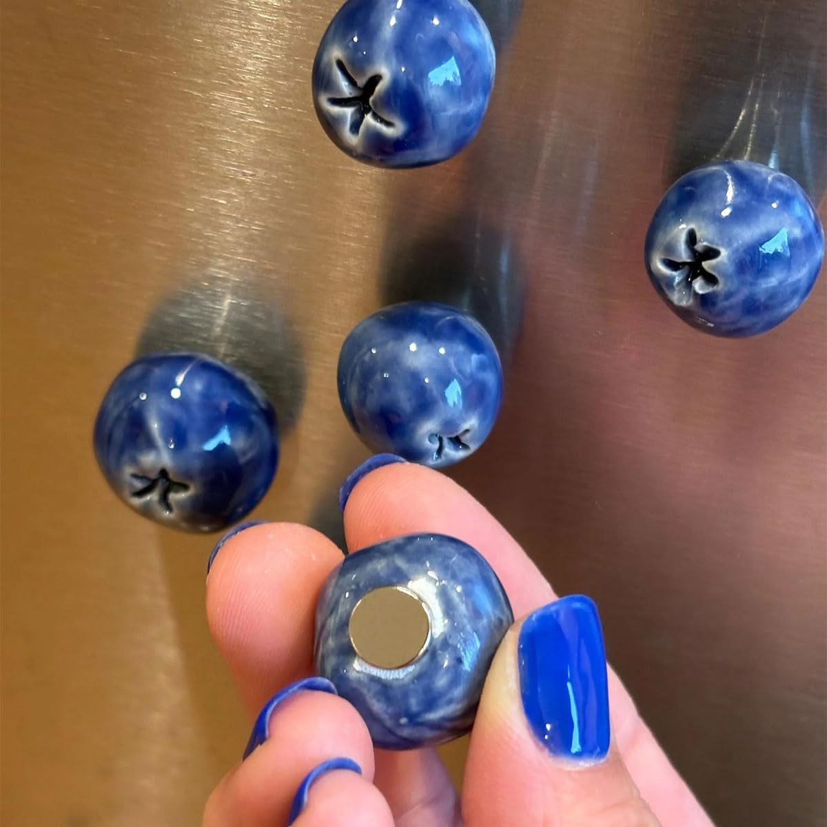 Magnetic Blueberry Refridgerator Magnets Resin Decorations Crafts