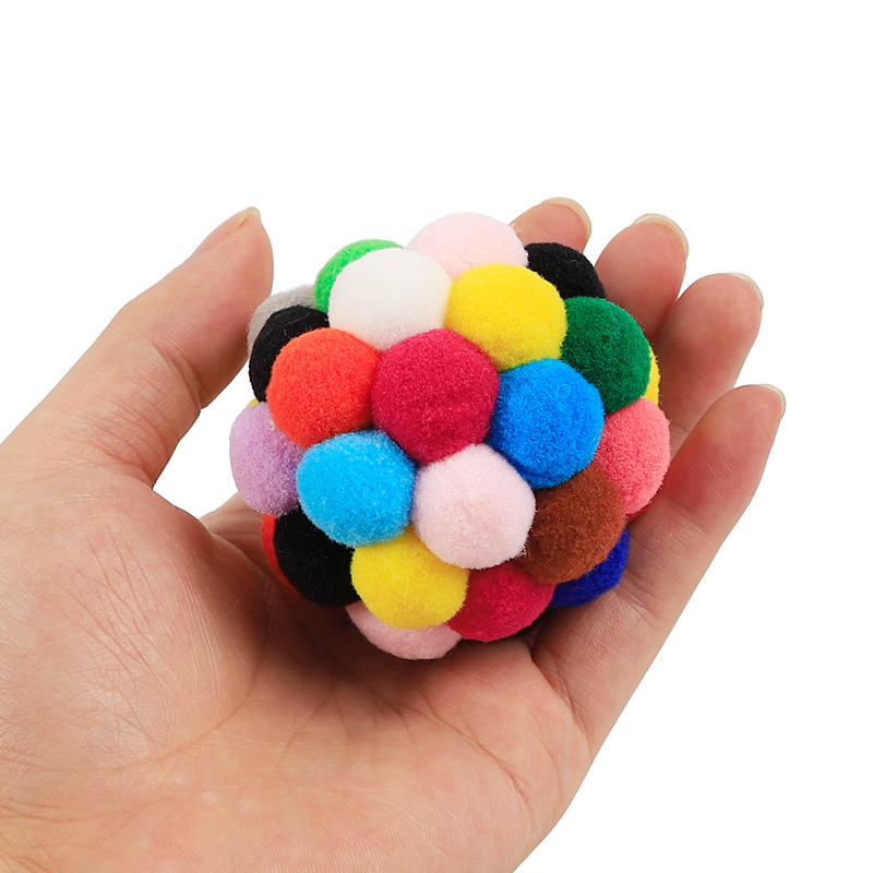 Pet Toy Vocal Ball Colorful Plush - Image 5