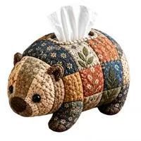 DIY Patchwork Animal-Shaped Tissue Box