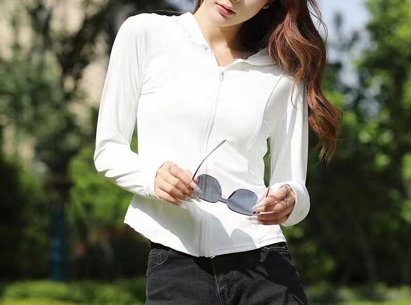 Slim Fit Yoga Sports Sun Protection Clothing